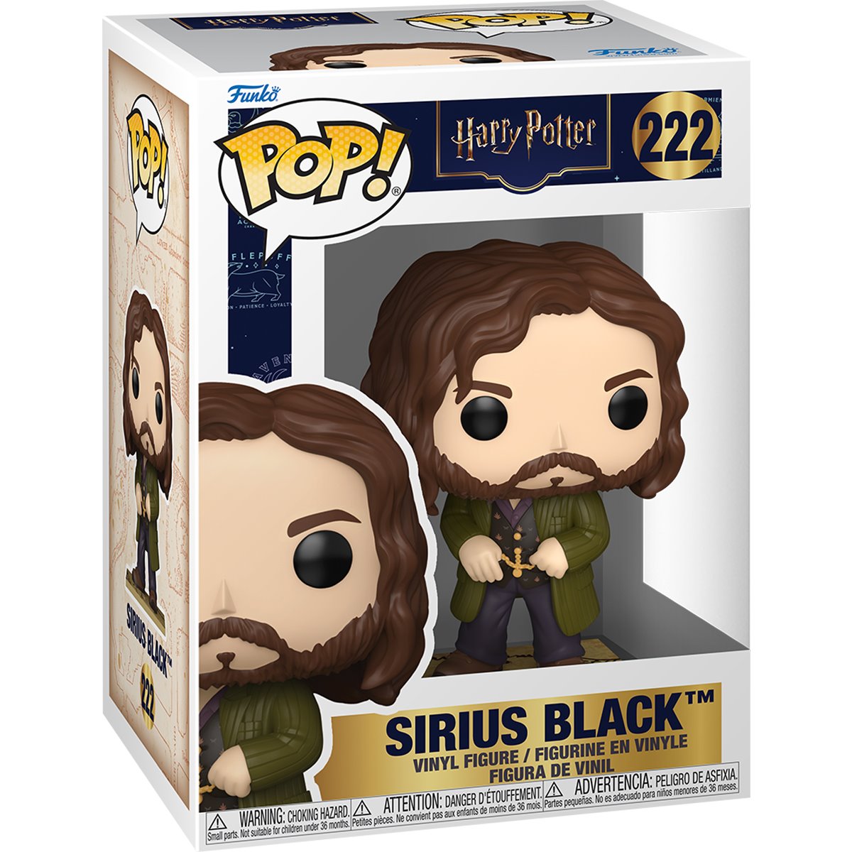 Harry Potter Marauders Map Series Sirius Black Funko Pop! Vinyl Figure #222 - Image 2