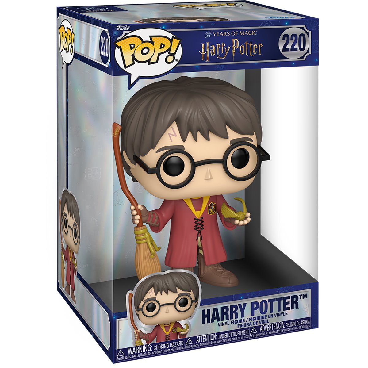 Harry Potter Quidditch Jumbo 10-Inch Funko Pop! Vinyl Figure #220 - Image 2