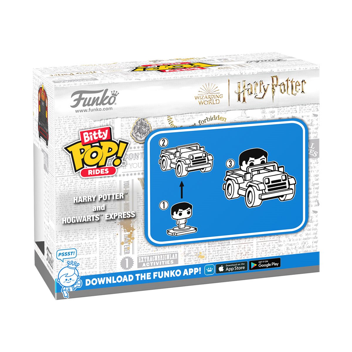 Harry Potter with Hogwarts Express Funko Bitty Pop! Ride - Image 2