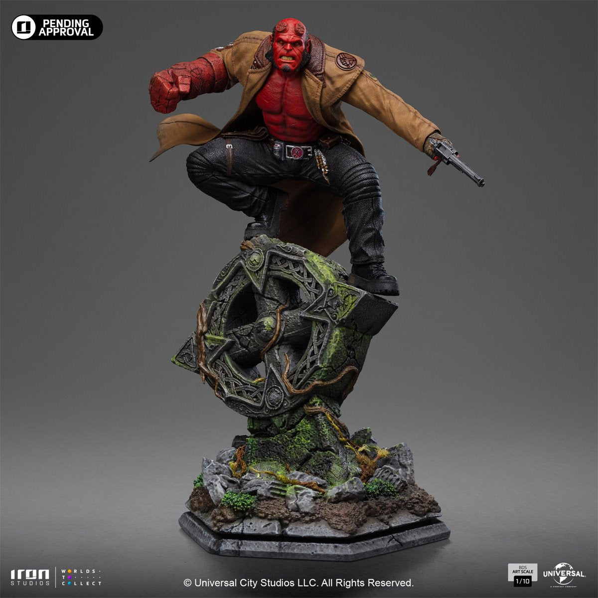 Hellboy 2: The Golden Army Hellboy Battle Diorama Series 1:10 Art Scale Limited Edition Statue - Image 2