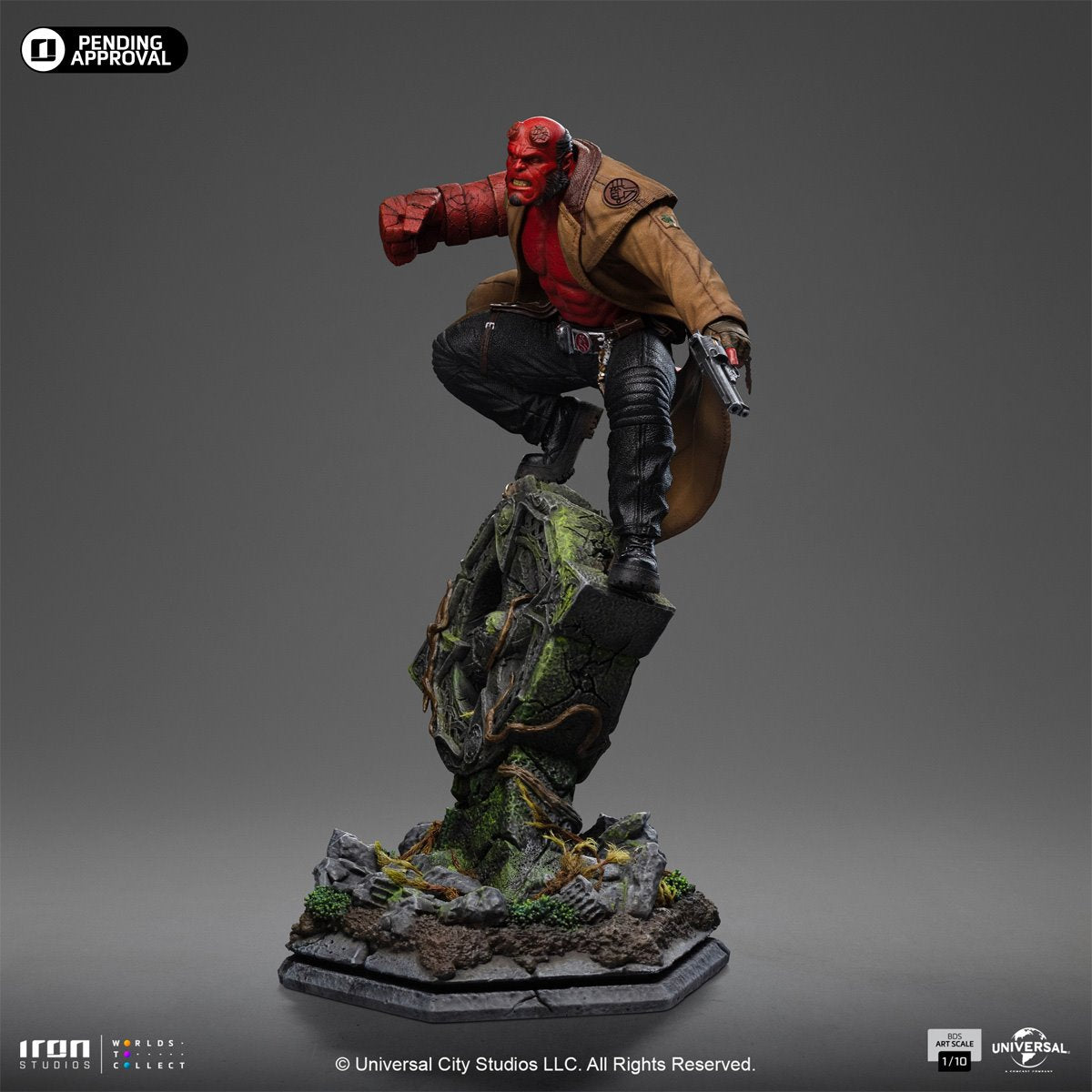 Hellboy 2: The Golden Army Hellboy Battle Diorama Series 1:10 Art Scale Limited Edition Statue - Image 4