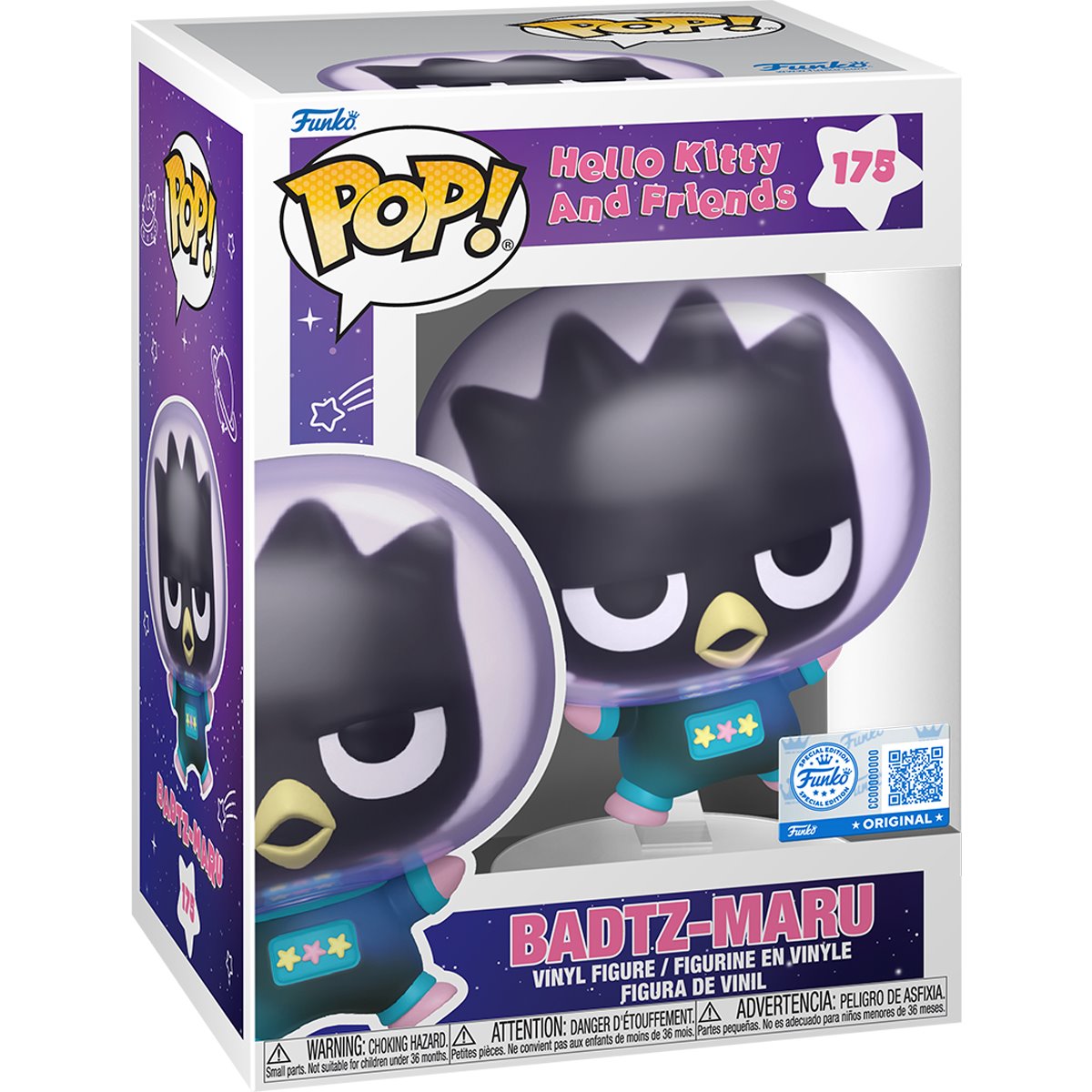Hello Kitty Badtz-Maru Outer Space Funko Pop! Vinyl Figure #175 - Image 3