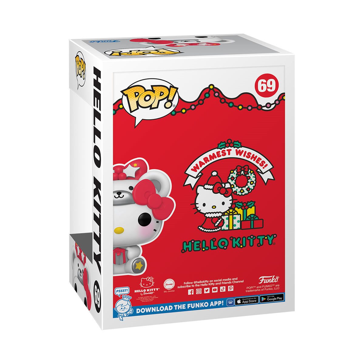 Hello Kitty Polar Bear Funko Pop! Vinyl Figure #69 - Image 3