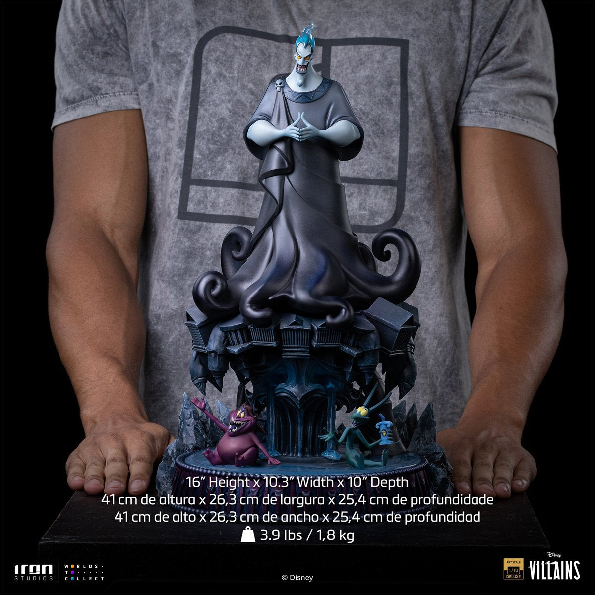 Hercules Hades Disney's Villains Deluxe 1:10 Art Scale Limited Edition Statue - Image 4