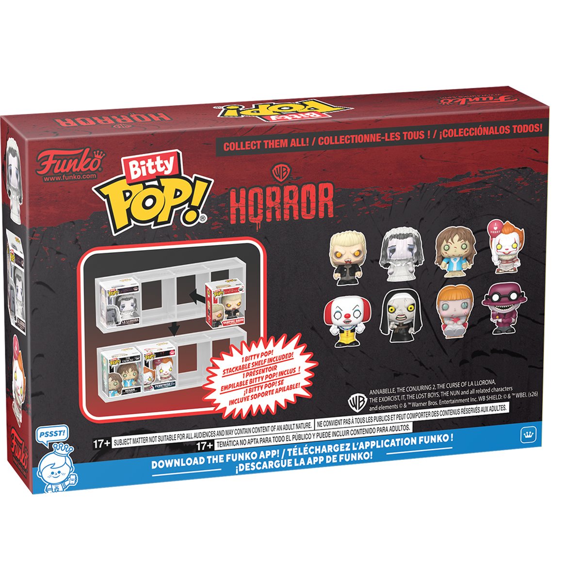 Horror Pennywise Bitty Pop! Mini-Figure 4-Pack - Specialty - Image 3