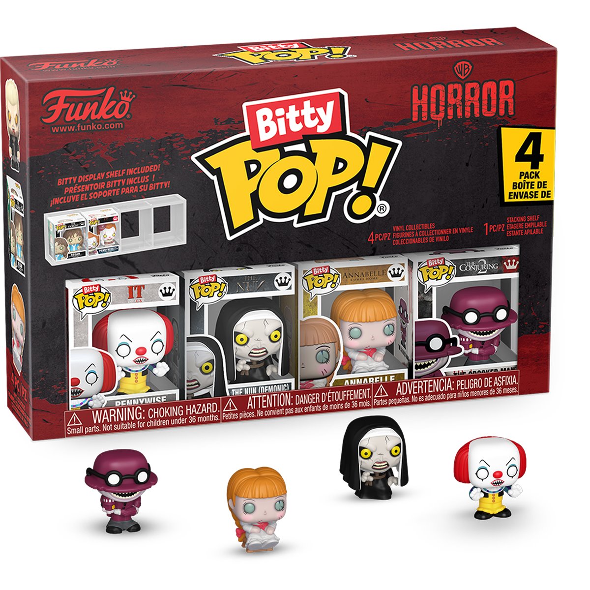 Horror Pennywise Bitty Pop! Mini-Figure 4-Pack - Specialty