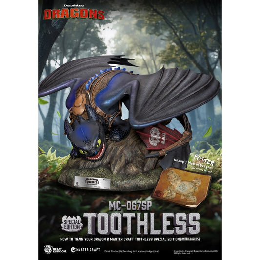 How to Train Your Dragon 2 Toothless MC-067SP Master Craft Statue