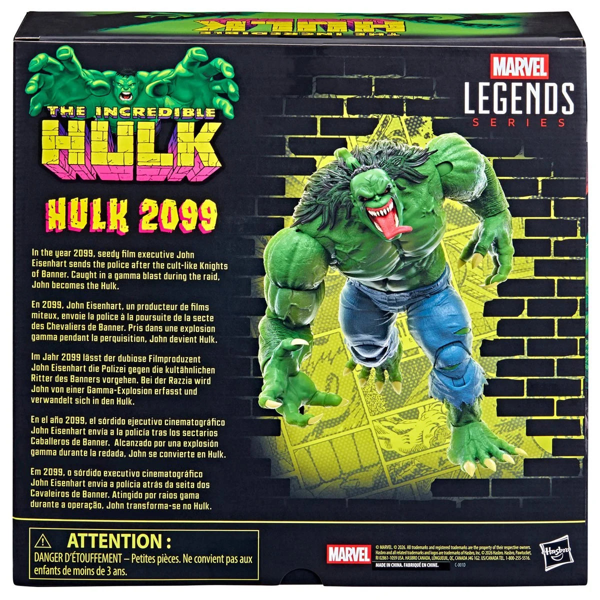 Hulk Marvel Legends Series Hulk 2099 6-Inch Action Figure