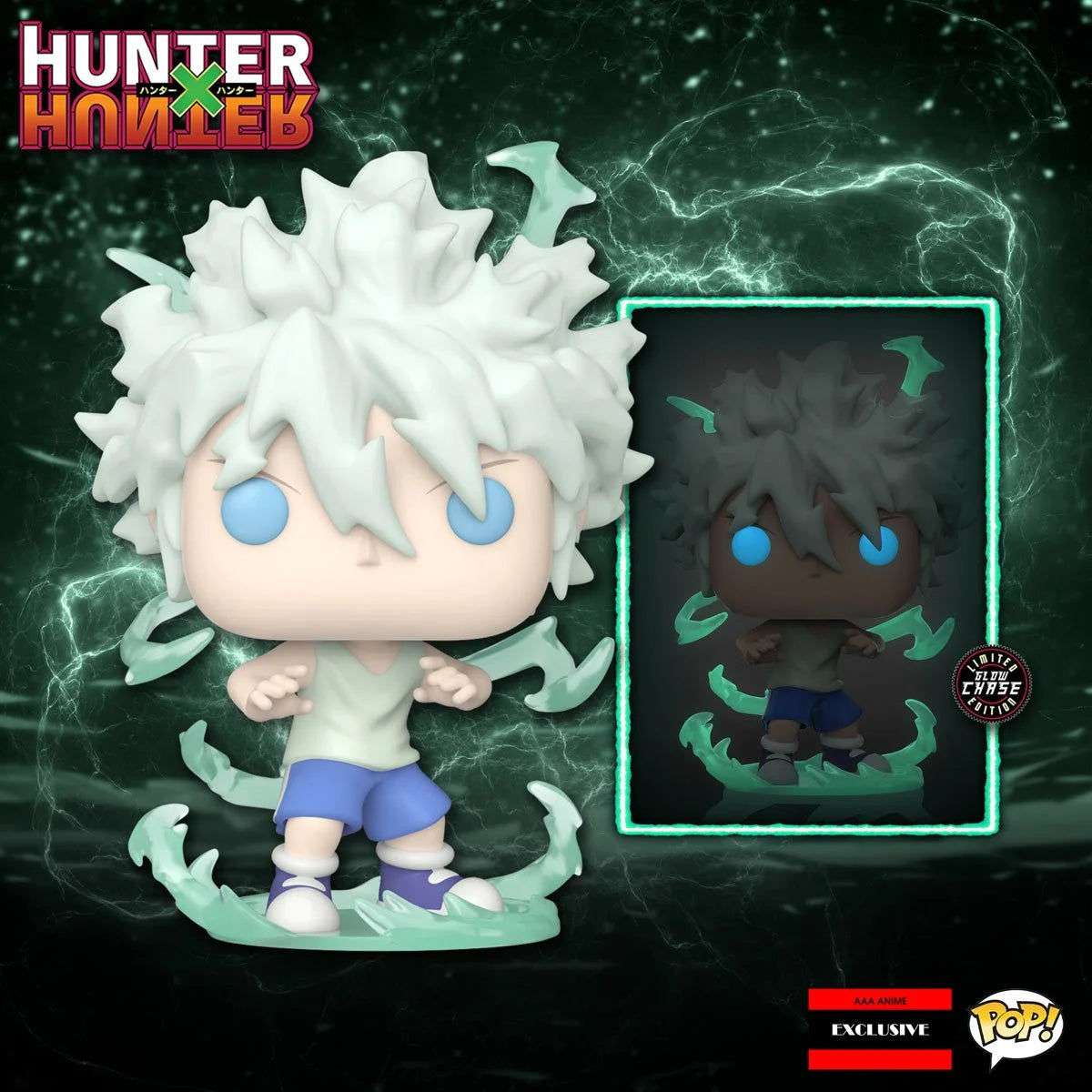Hunter x Hunter Killua Zoldyck Godspeed Funko Pop! Vinyl Figure #1106 - AAA Anime Exclusive - Image 3