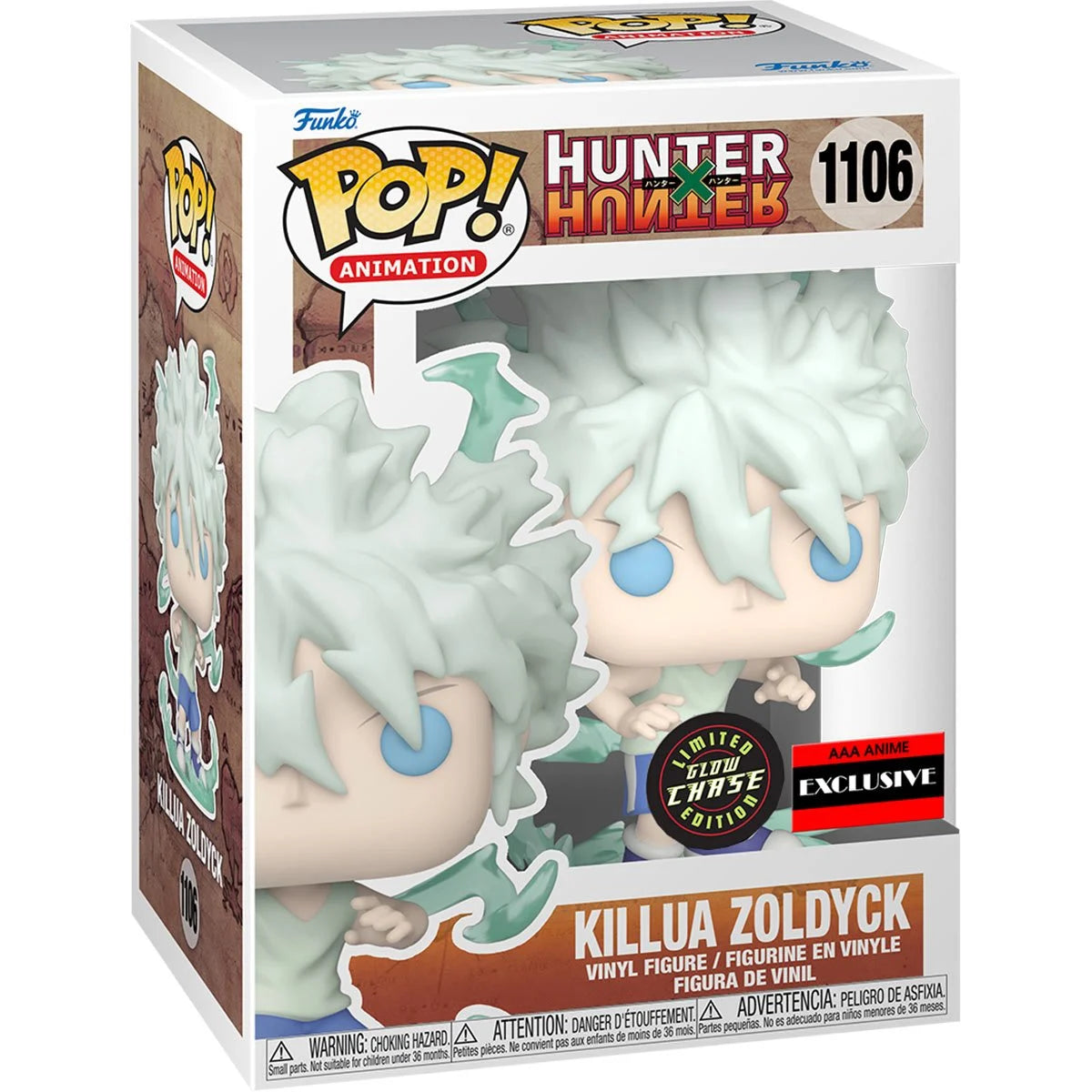 Hunter x Hunter Killua Zoldyck Godspeed Funko Pop! Vinyl Figure #1106 - AAA Anime Exclusive - Image 6