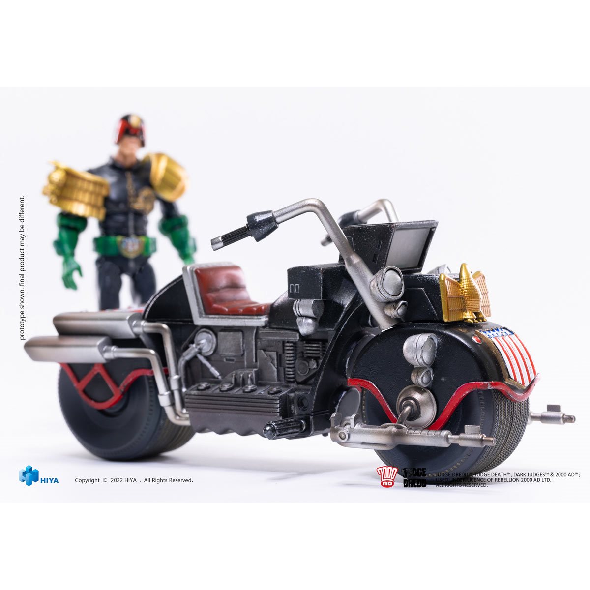 Judge Dredd and Lawmaster MK II Exquisite Mini Series 1:18 Scale Action Figure Set - Image 5