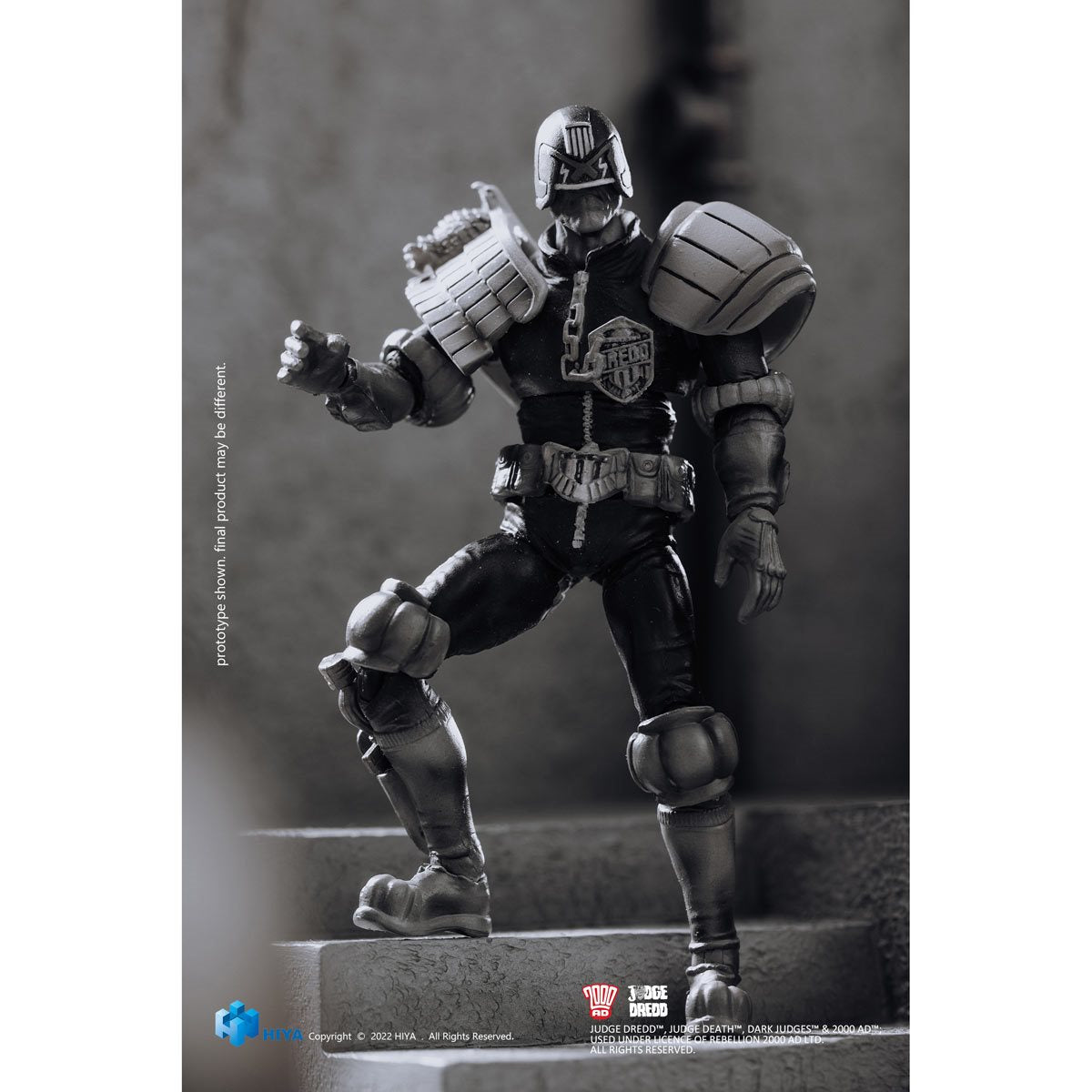 Judge Dredd Black and White Exquisite Mini Series 1:18 Scale Action Figure - Image 7