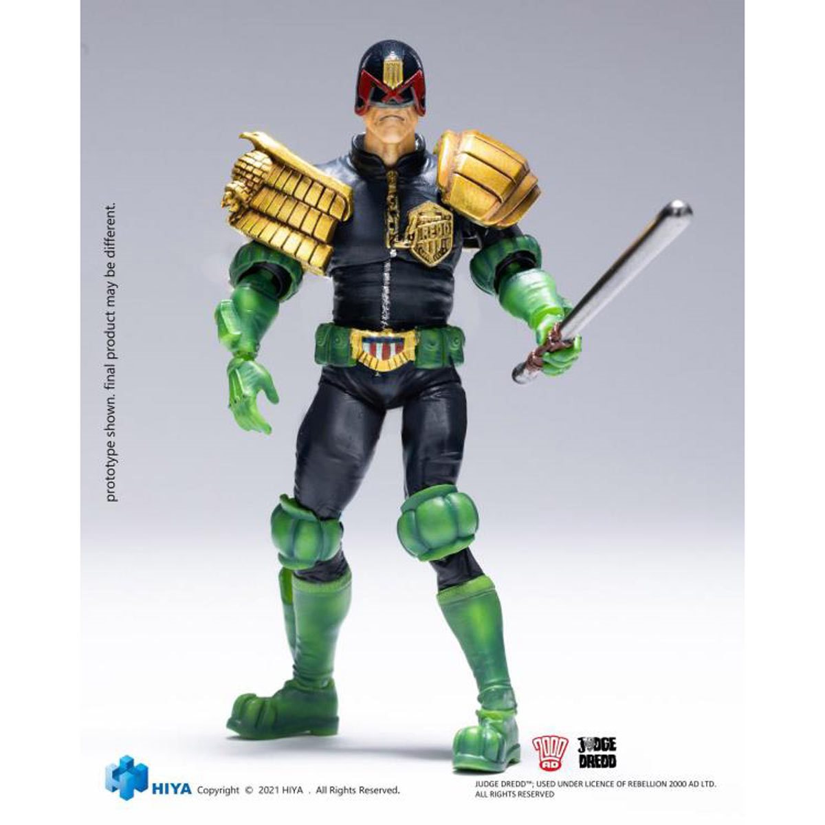 Judge Dredd Exquisite Mini Series 1:18 Scale Action Figure - Image 2
