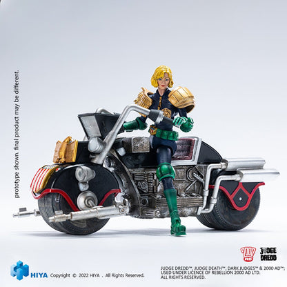 Judge Dredd Judge Anderson and Lawmaster MK II Exquisite Mini Series 1:18 Scale Action Figure Set - Image 7