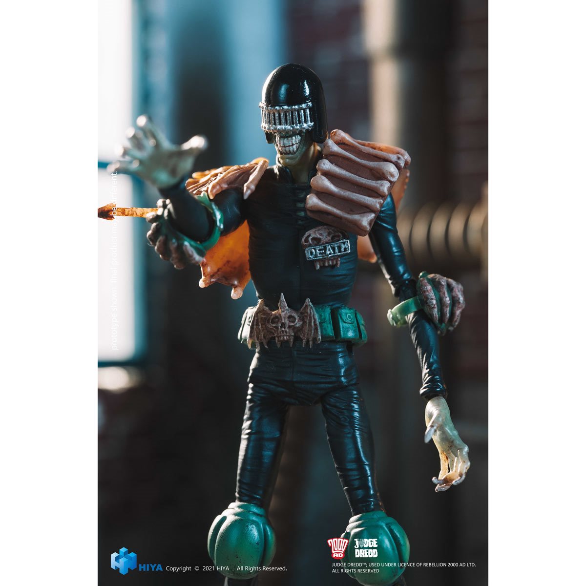 Judge Dredd Judge Death Exquisite Mini Series 1:18 Scale Action Figure - Image 8