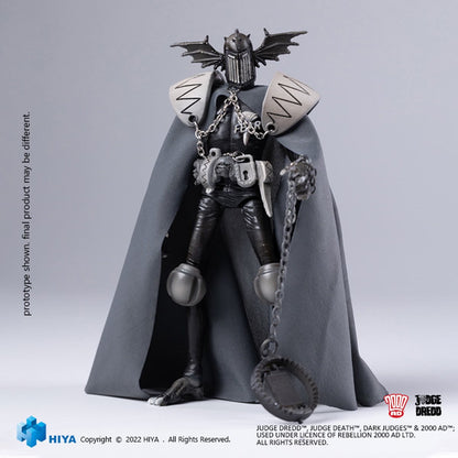Judge Dredd Judge Fear Black and White Exquisite Mini Series 1:18 Scale Action Figure - Image 2
