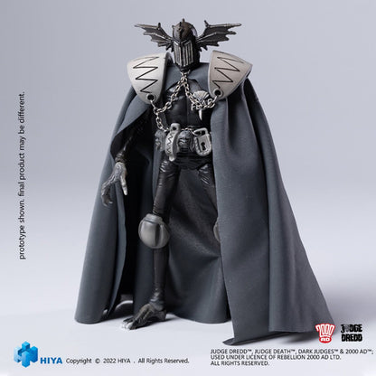 Judge Dredd Judge Fear Black and White Exquisite Mini Series 1:18 Scale Action Figure - Image 3