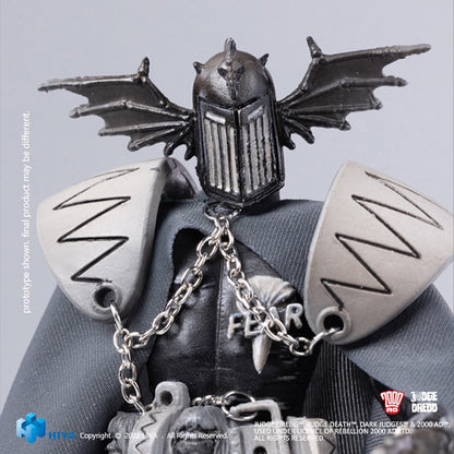 Judge Dredd Judge Fear Black and White Exquisite Mini Series 1:18 Scale Action Figure - Image 5