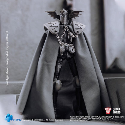 Judge Dredd Judge Fear Black and White Exquisite Mini Series 1:18 Scale Action Figure - Image 7