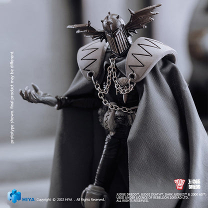 Judge Dredd Judge Fear Black and White Exquisite Mini Series 1:18 Scale Action Figure - Image 10