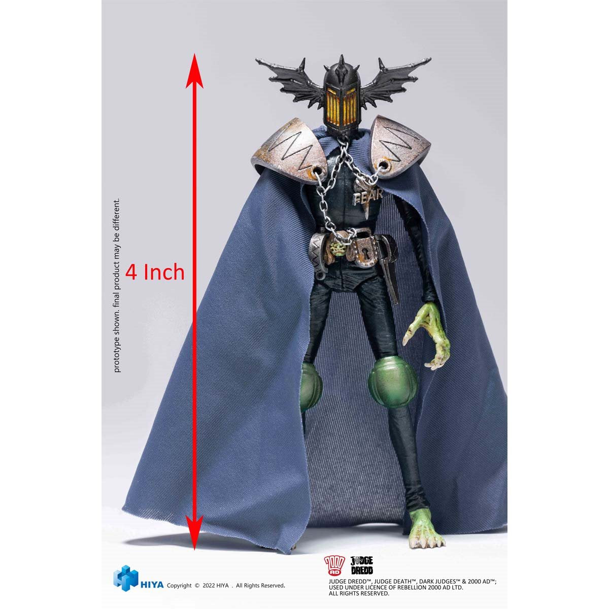 Judge Dredd Judge Fear Exquisite Mini Series 1:18 Scale Action Figure - Image 3