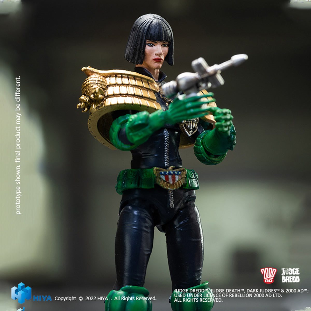 Judge Dredd Judge Hershey Exquisite Mini Series 1:18 Scale Action Figure - Image 3