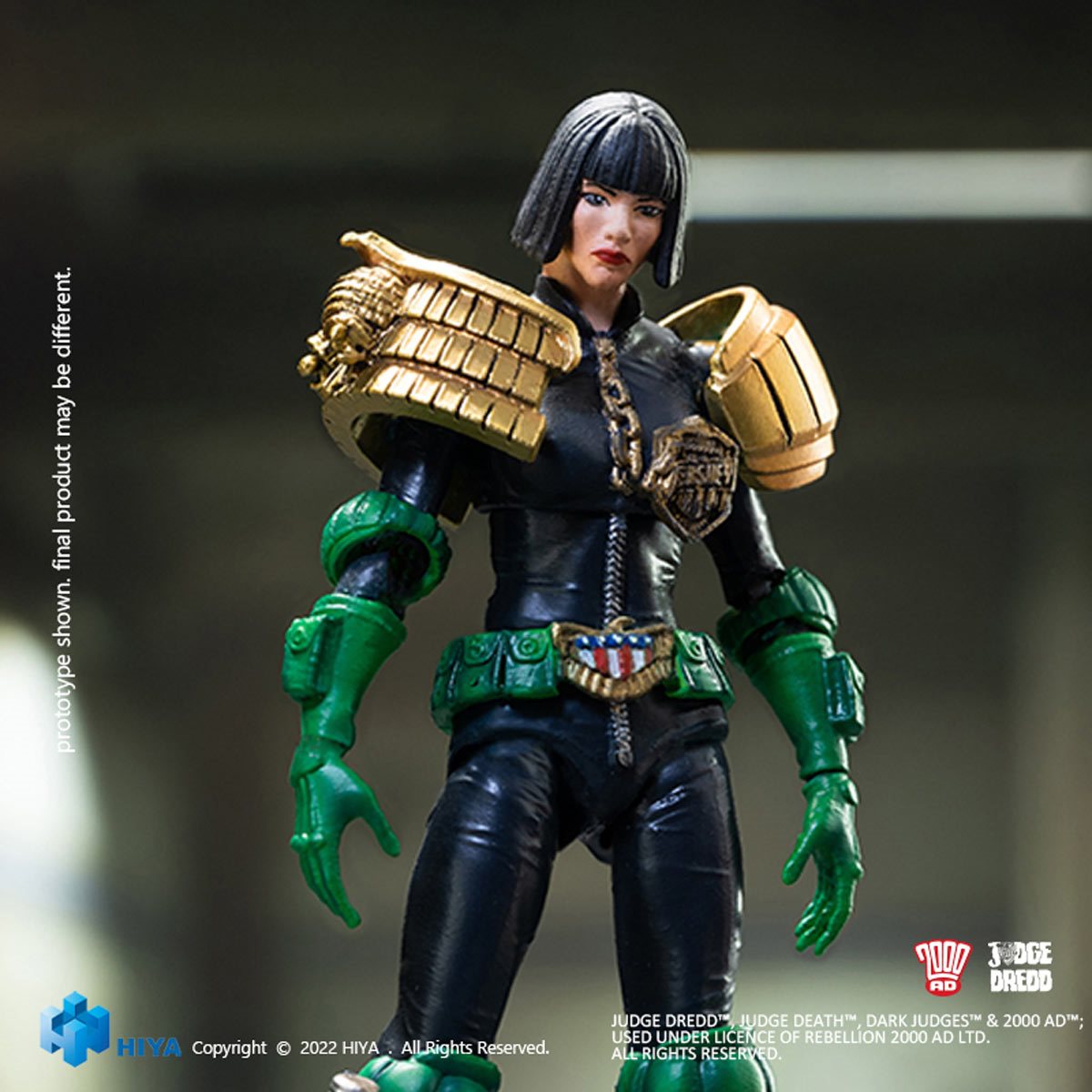 Judge Dredd Judge Hershey Exquisite Mini Series 1:18 Scale Action Figure - Image 5