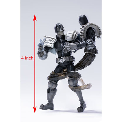 Judge Dredd vs. Death Black and White Exquisite Mini Series 1:18 Scale Action Figure 2-Pack - Image 7