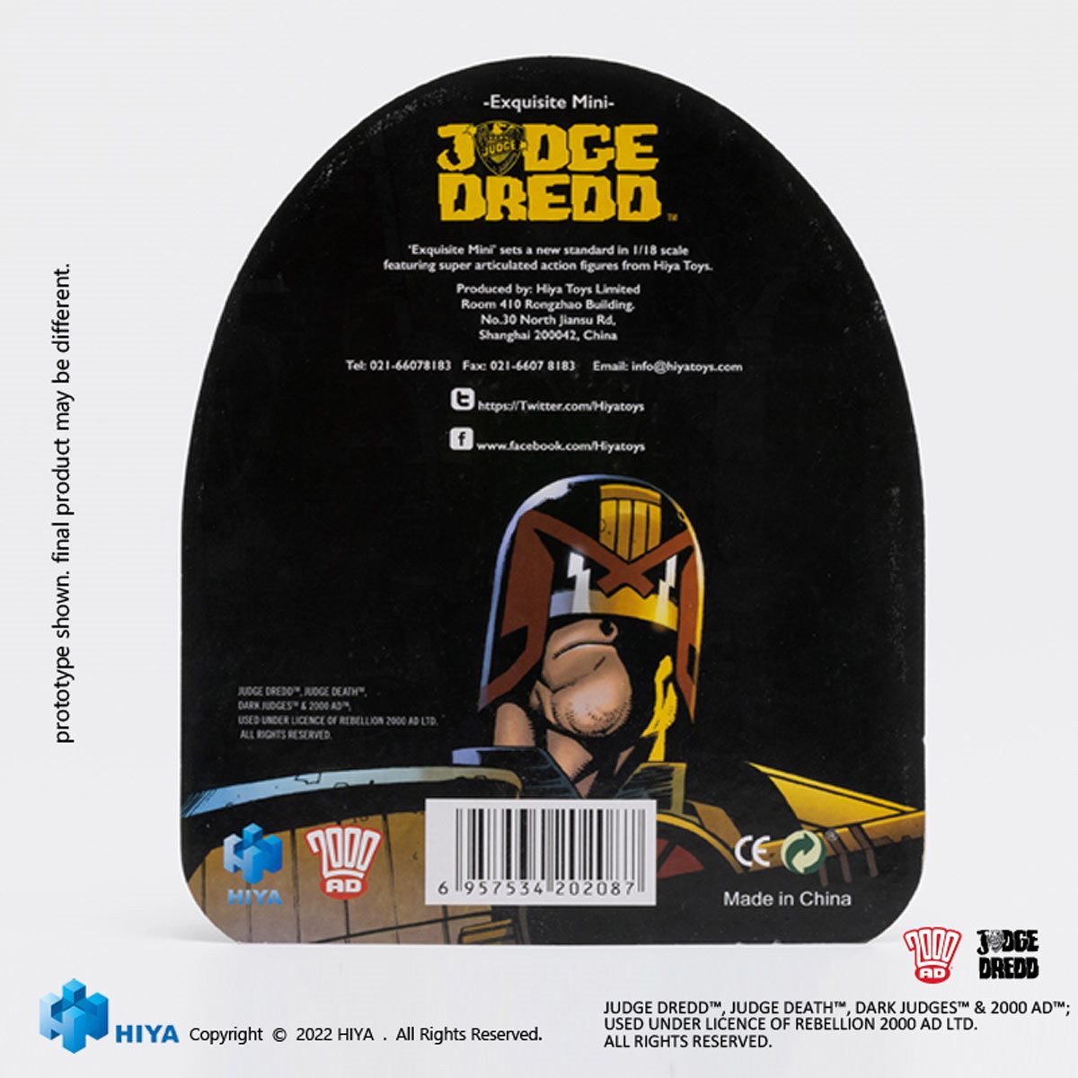 Judge Dredd vs. Death Black and White Exquisite Mini Series 1:18 Scale Action Figure 2-Pack - Image 8