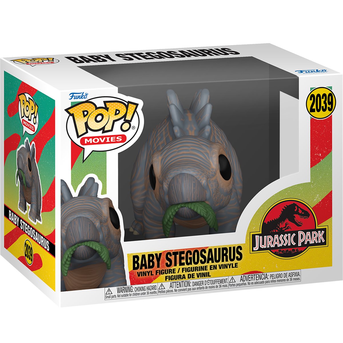 Jurassic Park Baby Stegosaurus Funko Pop! Vinyl Figure #2039 - Image 2