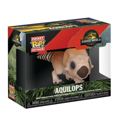 Jurassic World Rebirth Aquilops Funko Pocket Pop! Key Chain - Image 2
