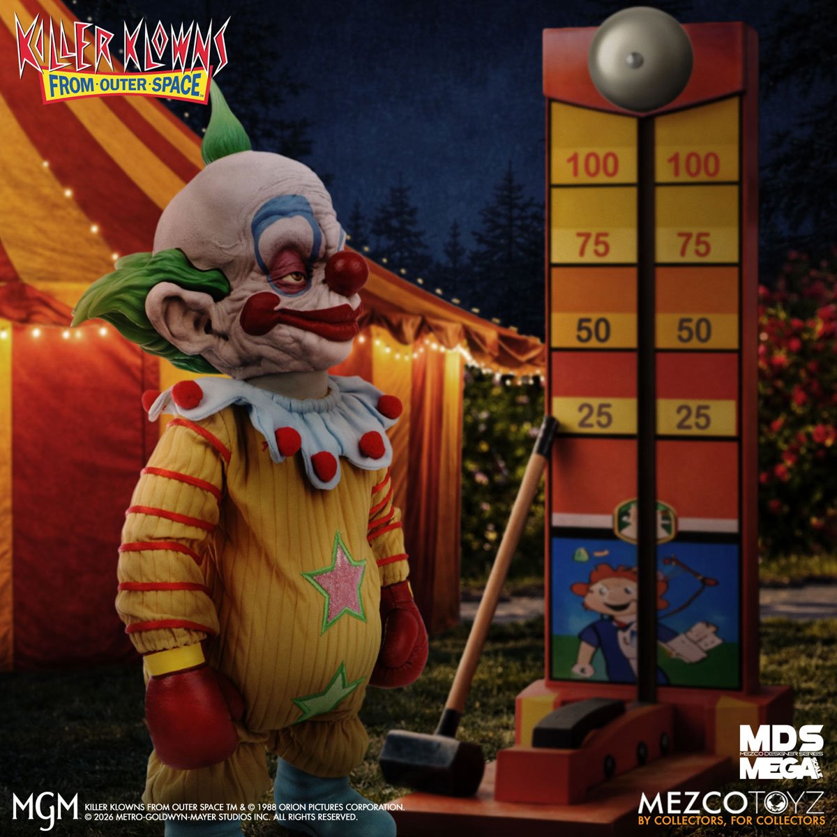 Killer Klowns From Outer Space Shorty with Sound Mezco Designer Series Mega-Scale 15-Inch Doll - Image 7
