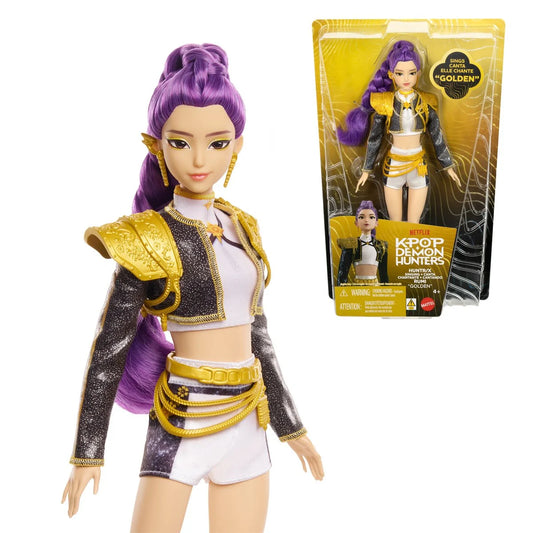KPop Demon Hunters HUNTR/X Rumi Golden Singing Doll