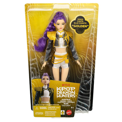 KPop Demon Hunters HUNTR/X Rumi Golden Singing Doll