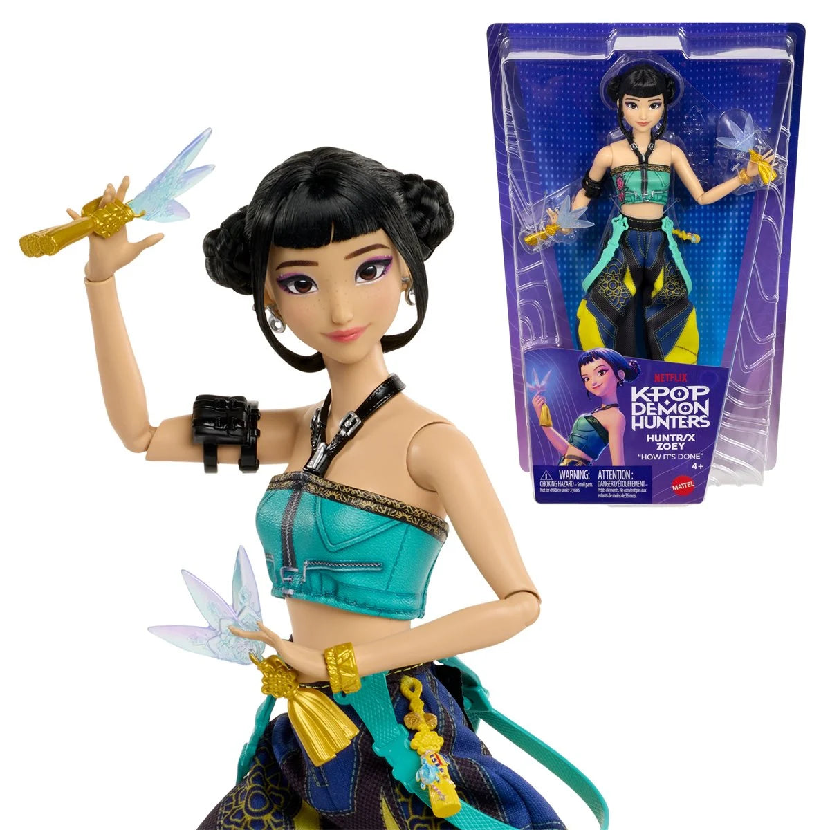KPop Demon Hunters HUNTR/X Zoey "How It's Done" Doll