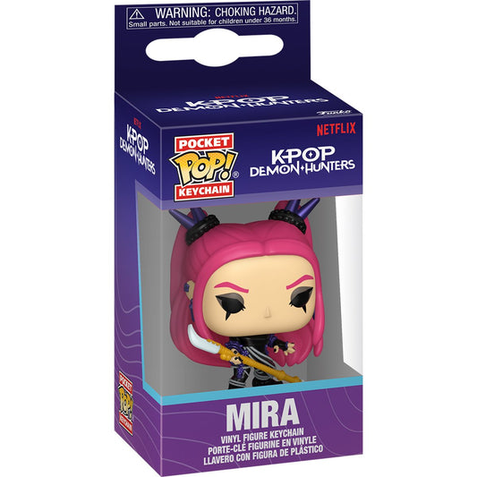 KPop Demon Hunters Mira (Battle) Funko Pocket! Pop! Key Chain - Image 2