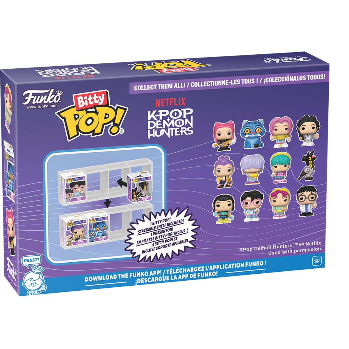KPop Demon Hunters Mira Funko Bitty Pop! Mini-Figure 4-Pack - Image 8