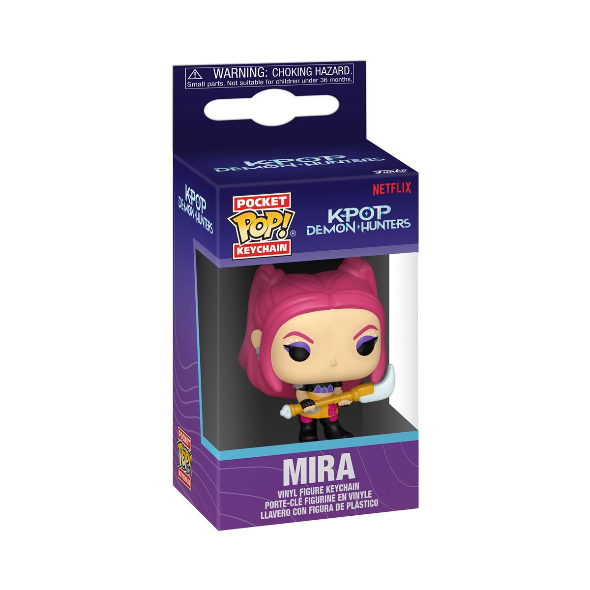 KPop Demon Hunters Mira Funko Pocket Pop! Key Chain - Image 2