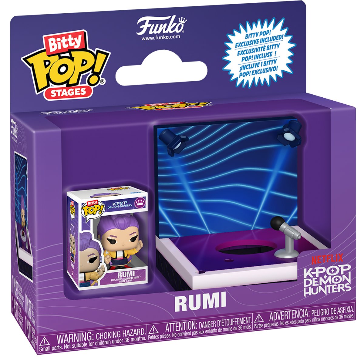 KPop Demon Hunters Rumi Funko Bitty Pop! Stages Mini-Figure - Image 5
