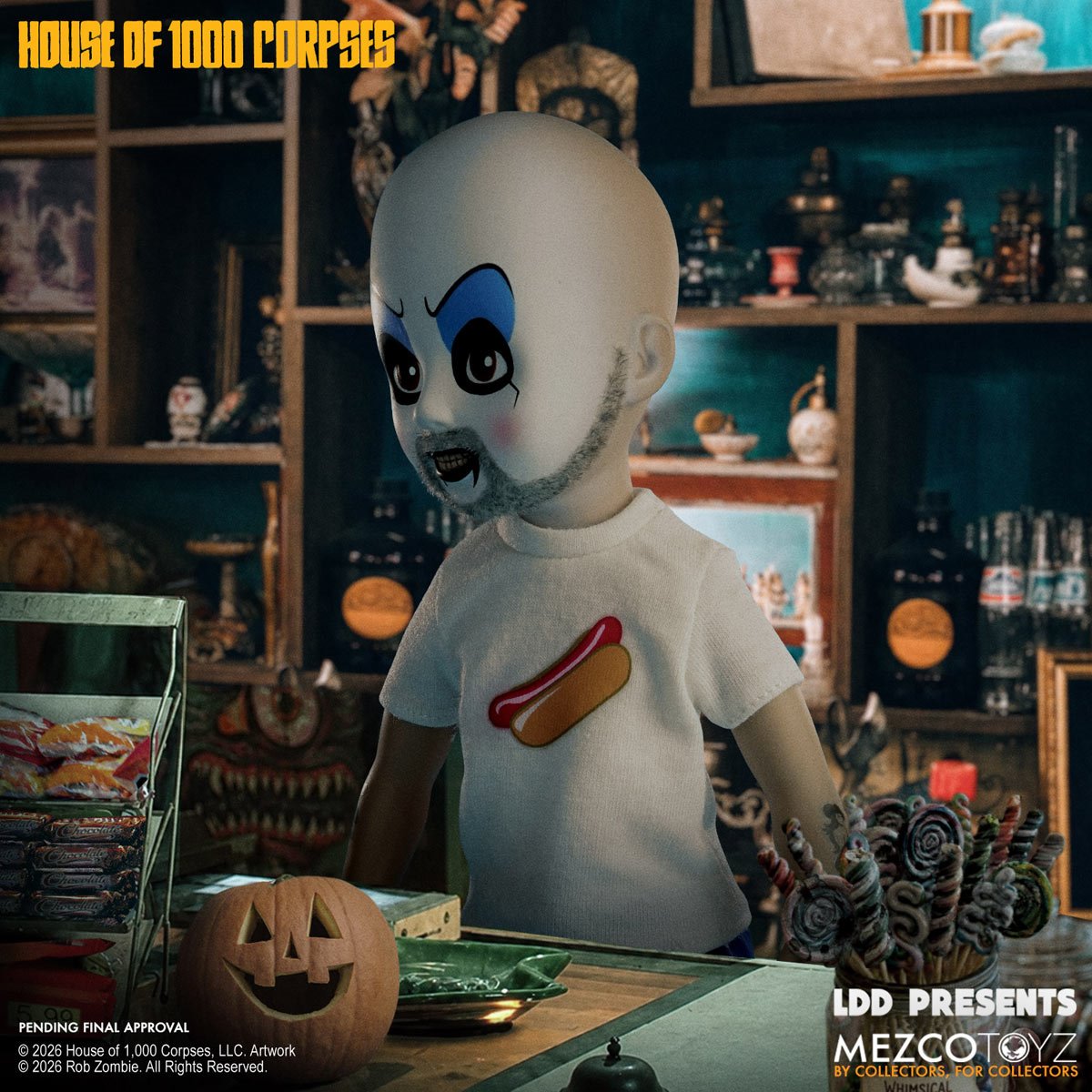 LDD Presents: Rob Zombie's House of 1000 Corpses Captain Spaulding 10-Inch Doll - Image 4