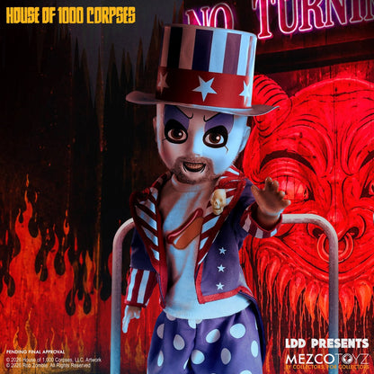LDD Presents: Rob Zombie's House of 1000 Corpses Captain Spaulding 10-Inch Doll - Image 8