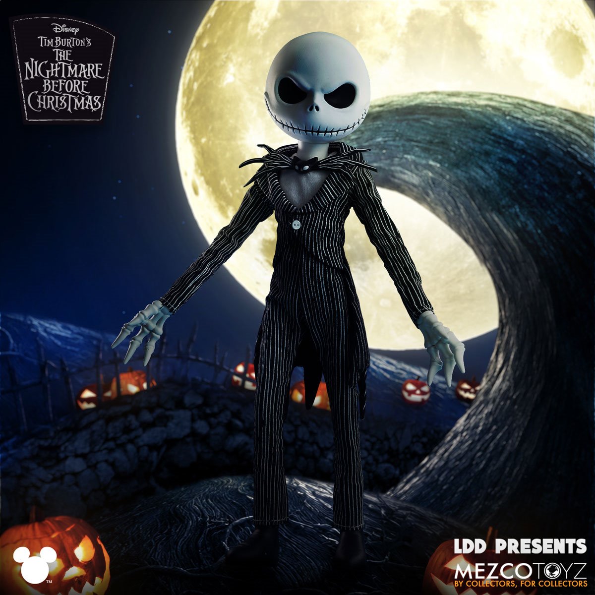 LDD Presents: The Nightmare Before Christmas Jack Skellington 10-Inch Doll - Image 2