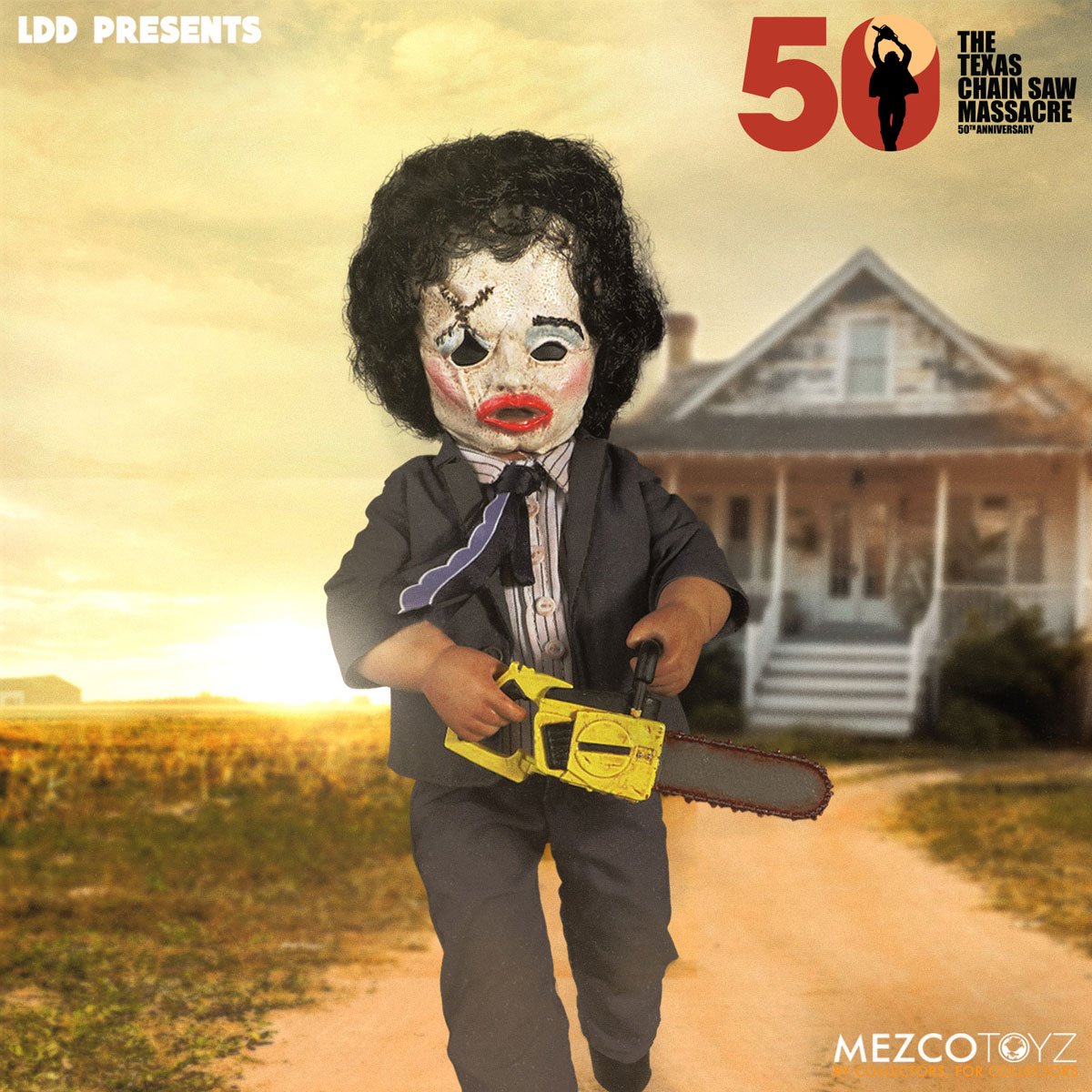 LDD Presents The Texas Chainsaw Massacre (1974) Leatherface Deluxe Edition 10 1/2-Inch Doll - Image 8
