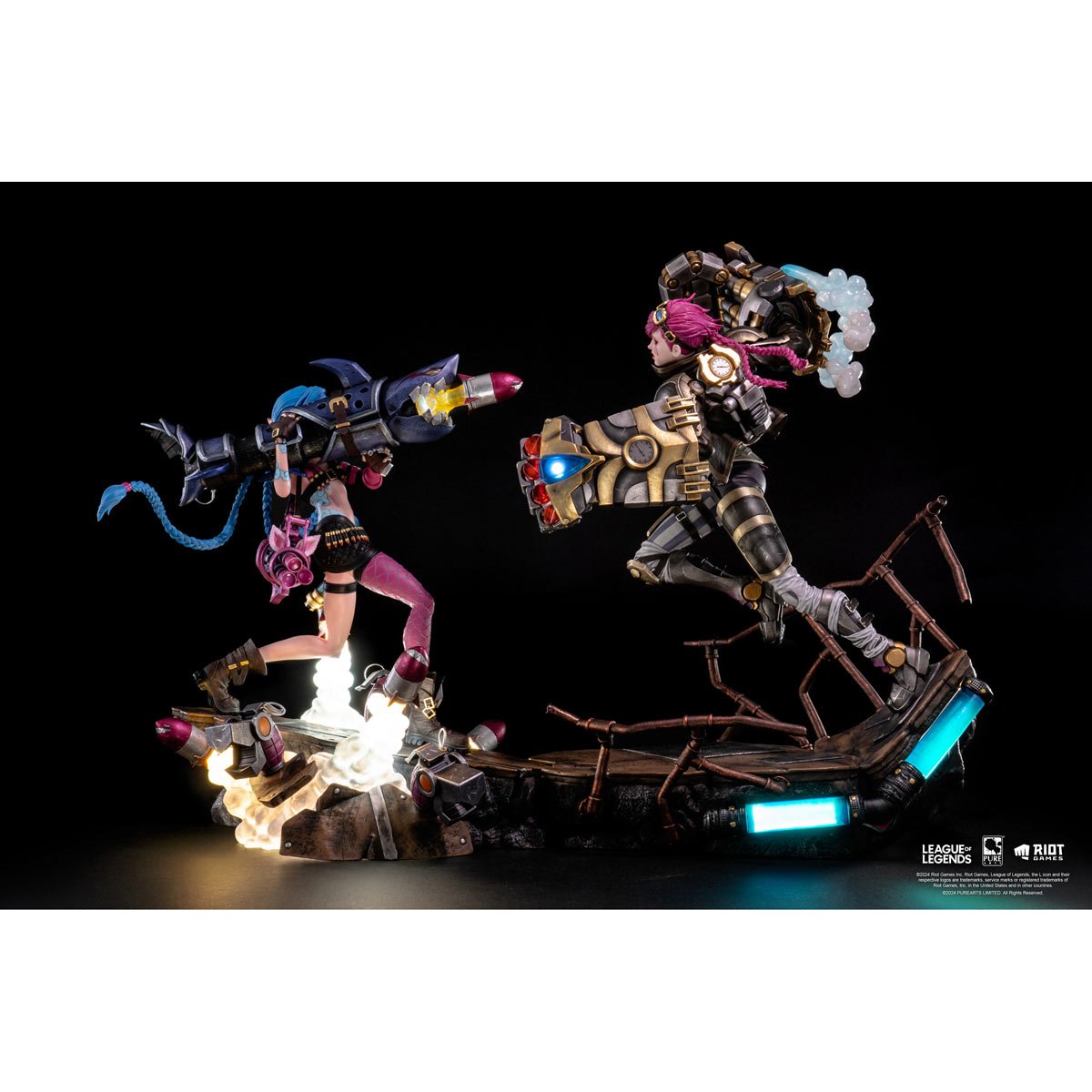 League of Legends Jinx and Vi 1:6 Scale Statue Bundle - Image 6
