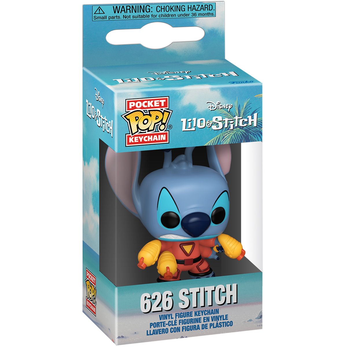 Lilo & Stitch 626 Stitch Funko Pop! Key Chain - Image 2