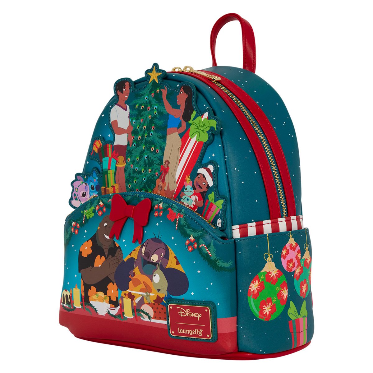 Lilo and Stitch Holiday Celebration Light-Up Mini-Backpack - Image 3