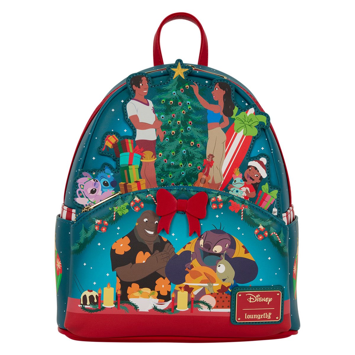 Lilo and Stitch Holiday Celebration Light-Up Mini-Backpack