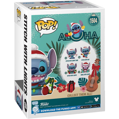 Lilo & Stitch Holiday Stitch with Lights Funko Pop! Vinyl Figure #1504 - Image 3