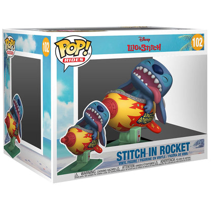 Lilo & Stitch Stitch in Rocket Funko Pop! Vinyl Vehicle #102 - Image 3