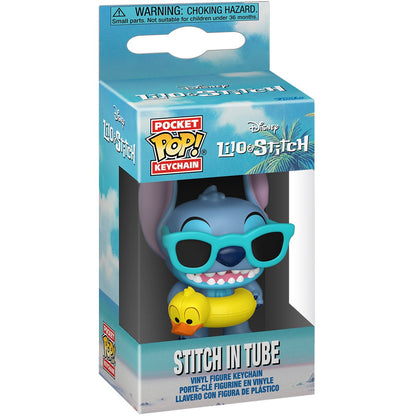 Lilo & Stitch Stitch in Tube Funko Pop! Key Chain - Image 2